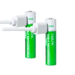 LogiLink LR03RCB2 USB-C įkraunamos AAA Li-Ion baterijos, 1,5 V, 2 vnt.