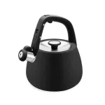 MEO Maestro virdulys ant viryklės 2,5 l, matinė juoda, nerūdijantis plienas su &scaron;vilpuku MR-1318-BLACK