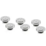 Thermal Grizzly DeltaMate Plug sandarinimo kam&scaron;tis, žalvaris - blizgus nikelis, 6 vnt.