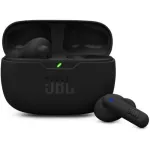 JBL Vibe Beam 2 True Wireless Bluetooth ausinės su giliu bosu, IP54 atsparumu vandeniui, 32 val. baterija ir dvigubais mikrofonais - juodos