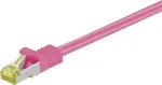 DSIT Cat.7 S/FTP PiMF RJ45 tinklo jungiamasis laidas, rožinis, 2m