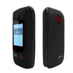 eSTAR Digni Flip 6,1 cm (2,4 inch) 102 g Juodai raudonas senjorų telefonas