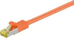 Wentronic Cat.7 S/FTP tinklo patch kabelis, RJ45 male to male, 25 m, auksuoti kontaktai, 10 Gbps, juodas 91669