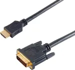 SHIVERPEAKS HDMI į DVI-D Single Link kabelis, 5 m, juodas, SI-77485