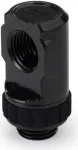 Alphacool Apex Grip 90&deg; pasukamas adapteris G1/4 i&scaron;orinis į vidinį - Deep Black 14807