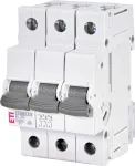 ETI ETIMAT P10 3 polių automatinis miniatiūrinis grandinės pertraukiklis B20 20A 10kA 415V 50/60Hz