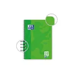 OXFORD Collegeblock TOUCH Lineatur 27 bloknotas su dvigubomis para&scaron;tėmis DIN A4, 80 lapų, 90 g/m&sup2;, mikroperforuotas, 4 skylių perforacija, FSC sertifikuotas, 1 bloknotas 400091924