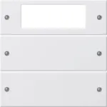 Gira System 55 dvigubas rėmelio dangtelis Pure White 219203