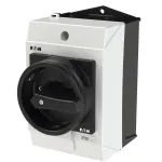 Eaton T0-2-1/I1/SVB-SW 3 polių svirtinis jungiklis, juodas/baltas, 207148