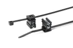 HellermannTyton T30REC4A-PA66HS/PA66HIRHS-BK juodas kar&scaron;čiui atsparus smūgiams atsparus kabelių rai&scaron;tis 150x3,5mm, 500 vnt. paketas 150-76090