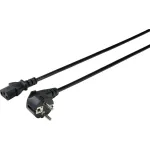 Sygonix SY-5043450 IEC C13 maitinimo kabelis, CEE 7/7 į IEC C13, 3 m, juodas