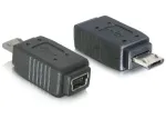 Adapteris USB micro-B (vyri&scaron;kas) į mini USB 5 kontaktų (moteri&scaron;kas) DeLOCK 65063