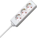 HEINRICH KOPP 3 lizdų prailgintuvas su 45&deg; pasuktais lizdais, 5 m kabeliu H05VV-F 3G1.5mm&sup2;, 16A, 250V 128690659