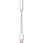 2GO 797008 USB-C į 3,5 mm garso adapterio kabelis, 0,1 m, baltas