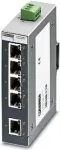 Phoenix Contact FL SWITCH SFNB 5TX pramoninis Ethernet komutatorius, 5 prievadų 10/100 Mbps, DIN bėgelis, 24 V DC 2891001