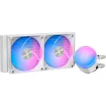 Ocypus Delta L24 ARGB V2 White 240mm skysčio au&scaron;inimo sistema CPU