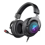 Defender EPIC PRO 7.1 Virtual Surround Sound RGB žaidimų ausinės su mikrofonu, USB, juodos