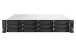 QNAP TS-H1887XU-RP NAS stelažinis (2U) Intel Xeon E E-2336 32 GB DDR4 0 TB QuTS hero Juoda, Balta