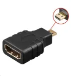 MicroConnect HDM19F19MM lyties keitiklis Micro HDMI į HDMI, juodas