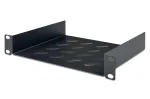 DIGITUS 1U 10 colių lentyna, 44x254x200 mm, juoda (RAL 9005)