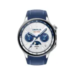 OnePlus Watch 2 i&scaron;manusis laikrodis, 46 mm, 1,43" AMOLED, 466 x 466, 32 GB, Wi-Fi, GPS, NFC, IP68, &scaron;iaurės mėlyna