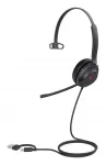 Yealink UH37 Mono Teams USB-C/A ausinės, laidinės, 20&ndash;20000 Hz, biurui/skambučių centrui, 96,5 g, juodos