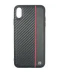 Telefono dėklas Tellur Cover, skirtas iPhone XS Max &mdash; juoda anglies pluo&scaron;to apdaila