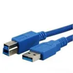 USB kabelis MediaRange MRCS150 USB 3.2 Gen 1 5m USB A USB B mėlynas