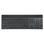 Targus Sustainable Energy Harvesting EcoSmart klaviatūra Universal Bluetooth QWERTY Nordic Juoda