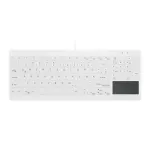 Contour Design Active Key Contour QuickClean medicininė klaviatūra IP68 su jutikliniu kilimėliu kompakti&scaron;ka laidinė balta DE C7412