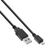 InLine Micro USB 2.0 greito įkrovimo laidas USB A ki&scaron;tukas / Micro-B ki&scaron;tukas, 2 m