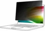 3M Bright Screen ekrano privatumo filtras 98044302069, 14 colių pilno ekrano ne&scaron;iojamiesiems kompiuteriams