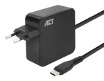 ACT USB-C sieninis ne&scaron;iojamojo kompiuterio įkroviklis 65W su Power Delivery profiliais, 2 metrai