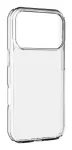Cellularline Clear Protect kietas dėklas iPhone 17 Pro su guminiais kra&scaron;tais