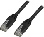 Tinklo kabelis Deltaco TP-67S 7 m Cat6 U/UTP Juodas