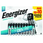 Energizer Max Plus Micro (AAA) baterija &scaron;arminė-manganinė 1,5 V 20 vnt. (E304145700)
