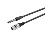 Vivolink PROAUDXLRFJACKS10 profesionalus garso kabelis 10 m XLR 6,35 mm juodas