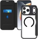4Smarts Urban Pro Flipcase iPhone 17 Pro Max Qi2 paruo&scaron;tas juodas (541777)