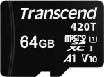 Transcend atminties kortelė 64 GB UHS-I / Class10 microSDXC (TS64GUSD420T)