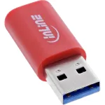 InLine 31652 USB duomenų blokatorius, adapteris i&scaron; USB-A ki&scaron;tuko į USB-C lizdą, 5 V 1,5 A