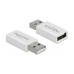USB 2.0 adapteris DeLOCK 66530 Type-A ki&scaron;tukas į lizdą, duomenų blokatorius