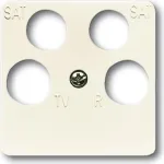 Busch-Jaeger 1753-0-8634. Produktfarbe: Elfenbein, Markenkompatibilit&auml;t: Busch-Jaeger, Design: konventionell. Breite: 50 mm, H&ouml;he: 50 mm (1753-0-8634)