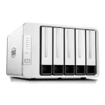 TerraMaster F5-422 NAS/serveris Stalinis Intel&reg; Celeron&reg; J3455 4 GB DDR3 0 TB Pilka