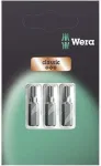 Wera 840/1 Z Hex-Plus atsuktuvų antgalių rinkinys 2/2.5/3 mm, 3 vnt.
