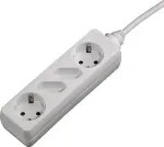 Hama 00121921 apsauginis filtras nuo vir&scaron;įtampių, baltas, 4 AC lizdai, 230 V, 1,4 m