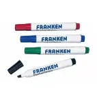Marker Franken Z2203 4 vnt. juoda, mėlyna, žalia, raudona