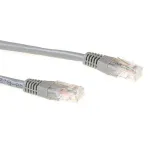 ACT IB1100 tinklo laidas Cat6a U/UTP, 0,5 m, pilkas