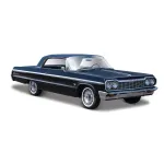 Kompozitinis modelis Chevrolet Impala 1964 mėlynas 1/24