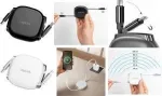 LogiLink USB-C&reg; laidas USB 2.0 USB-C&reg; ki&scaron;tukas 1,00 m Baltas reversinis sukamas ki&scaron;tukas CU0501