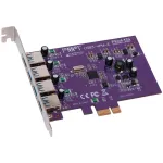 Sonnet Allegro USB3.0 PCIe kortelė (4 prievadai, Macintosh/Windows) (USB3-4PM-E)